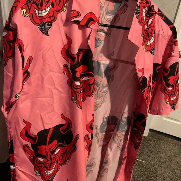 Incerun Demon Button Up - Picture 2 of 4